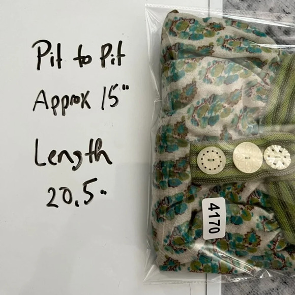 FREE PEOPLE XS Bohemian Babydoll Wool Cashmere Cap Sleeve Sweater Pearl Buttons - Picture 6 of 9